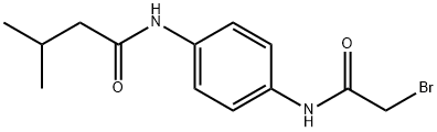 N-{4-[(2-Bromoacetyl)amino]phenyl}-3-methylbutanamide Structure