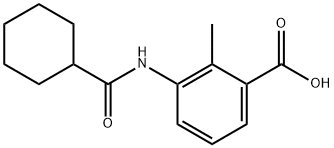 3-(Cyclohexanecarbonyl-amino)-2-methyl-benzoic acid|