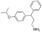 3-(4-异丙氧基苯基)-3-苯基丙烷-1-胺,672265-12-2,结构式