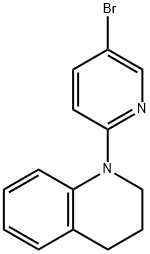 1-(5-Bromo-2-pyridinyl)-1,2,3,4-tetrahydroquinoline,1220030-94-3,结构式