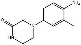 4-(4-Amino-3-methylphenyl)-2-piperazinone,1154320-00-9,结构式
