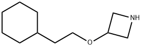 3-(2-Cyclohexylethoxy)azetidine,1220038-65-2,结构式