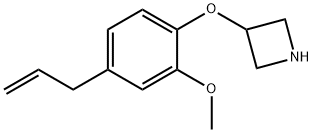 3-(4-Allyl-2-methoxyphenoxy)azetidine Structure