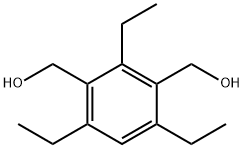 (2,4,6-三乙基-1,3-伸苯基)二甲醇 结构式