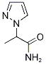 1H-pyrazole-1-acetamide, alpha-methyl- Structure