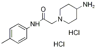 1-piperidineacetamide, 4-amino-N-(4-methylphenyl)- 化学構造式