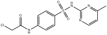 acetamide, 2-chloro-N-[4-[[(4-methyl-2-pyrimidinyl)amino]s Structure