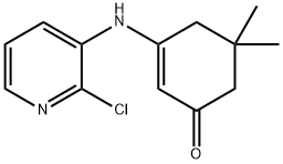 3-[(2-氯吡啶-3-基)氨基]-5,5-二甲基环己-2-烯-1-酮, 1217862-29-7, 结构式