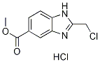 2-(氯甲基)-1H-苯并咪唑-5-甲酸盐酸盐甲基 结构式