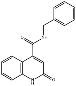 N-(苄基)-2-氧代-1H-喹啉-4-甲酰胺,528831-13-2,结构式