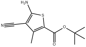 2-thiophenecarboxylic acid, 5-amino-4-cyano-3-methyl-, 1,1,691008-13-6,结构式
