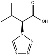 (2S)-3-Methyl-2-(1H-tetrazol-1-yl)butanoic acid Struktur
