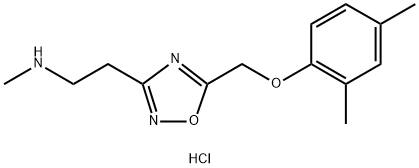 (2-{5-[(2,4-Dimethylphenoxy)methyl]-1,2,4-oxadiazol-3-yl}ethyl)methylamine hydrochloride