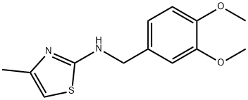 N-(3,4-Dimethoxybenzyl)-4-methyl-1,3-thiazol-2-amine Structure
