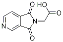 乙酸,(1,3-二氧代-1,3-二氢吡咯并[3,4-C]吡啶-2-基)- 结构式