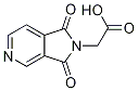 乙酸,(1,3-二氧代-1,3-二氢吡咯并[3,4-C]吡啶-2-基)-,,结构式