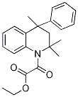 2-氧代-2-(2,2,4-三甲基-4-苯基-3H-喹啉-1-基)乙酸乙酯 结构式