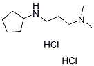 N'-Cyclopentyl-N,N-dimethylpropane-1,3-diamine dihydrochloride Struktur