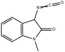 3-Isocyanato-1-methyl-1,3-dihydro-2H-indol-2-one Struktur