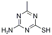 4-氨基-6-甲基-S-三嗪-2-硫醇,,结构式