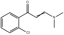 (2E)-1-(2-氯苯基)-3-(二甲基氨基)-丙-2-烯-1-酮, 75175-78-9, 结构式