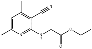 Ethyl (3-Cyano-4,6-dimethylpyridin-2-ylamino) acetate Structure