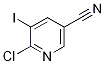 6-Chloro-5-iodopyridine-3-carbonitrile Structure