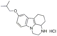 141682-00-0 8-Isobutoxy-2,3,3a,4,5,6-hexahydro-1H-pyrazino-[3,2,1-jk]carbazole hydrochloride