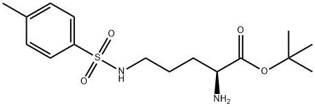 tert-Butyl N~5~-[(4-methylphenyl)sulfonyl]-L-ornithinate 化学構造式