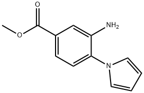 Methyl 3-amino-4-(1H-pyrrol-1-yl)benzoate Structure