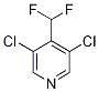 3,5-二氯-4-(二氟甲基)吡啶,1374248-78-8,结构式