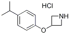 3-(4-Isopropylphenoxy)azetidine hydrochloride Structure