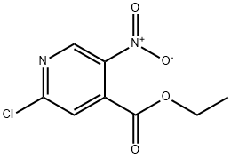 Ethyl 2-chloro-5-nitropyridine-4-carboxylate,907545-64-6,结构式