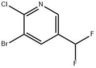 3-Bromo-2-chloro-5-(difluoromethyl)pyridine|3-溴-2-氯-5-(二氟甲基)吡啶