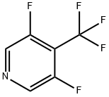 3,5-Difluoro-4-(trifluoromethyl)pyridine Struktur