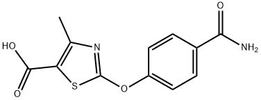 2-[4-(Aminocarbonyl)phenoxy]-4-methyl-1,3-thiazole-5-carboxylic acid