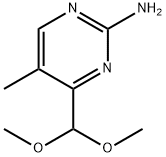 4-(Dimethoxymethyl)-5-methylpyrimidin-2-amine Struktur