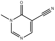1-甲基-6-氧代-1,6-二氢嘧啶-5-甲腈 结构式