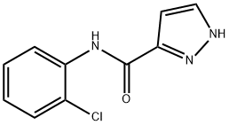 1H-吡唑-3-羧酸(2-氯-苯基)-酰胺, 305346-16-1, 结构式
