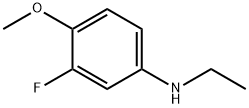 N-乙基-3-氟-4-甲氧基苯胺, 1096888-06-0, 结构式