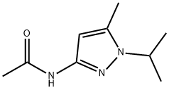 N-(1-异丙基-5-甲基-1H-吡唑-3-基)乙酰胺,1379811-29-6,结构式