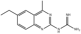 N-(6-Ethyl-4-methylquinazolin-2-yl)guanidine Structure