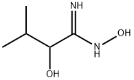 (1E)-N',2-ジヒドロキシ-3-メチルブタンイミドアミド 化学構造式