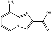 8-Aminoimidazo[1,2-a]pyridine-2-carboxylic acid Struktur
