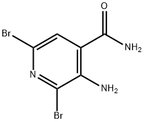 3-Amino-2,6-dibromoisonicotinamide,1355334-79-0,结构式