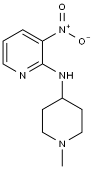 N-(1-Methylpiperidin-4-yl)-3-nitropyridin-2-amine Struktur