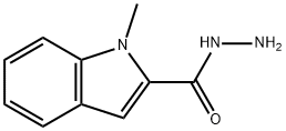 1-甲基-1H-吲哚-2-碳酰肼,56809-86-0,结构式