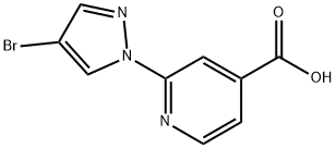 2-(4-Bromo-1H-pyrazol-1-yl)isonicotinic acid|2-(4-溴-1H-吡唑-1-基)异烟酸
