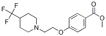 Methyl 4-{2-[4-(trifluoromethyl)piperidin-1-yl]ethoxy}benzoate Structure