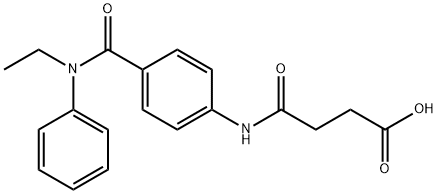 4-{4-[(ETHYLANILINO)CARBONYL]ANILINO}-4-OXOBUTANOIC ACID Struktur